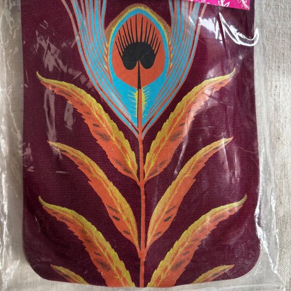 Free People Movement Peacock Tights Wine Multicolor One Size New Hosiery - Picture 3 of 5